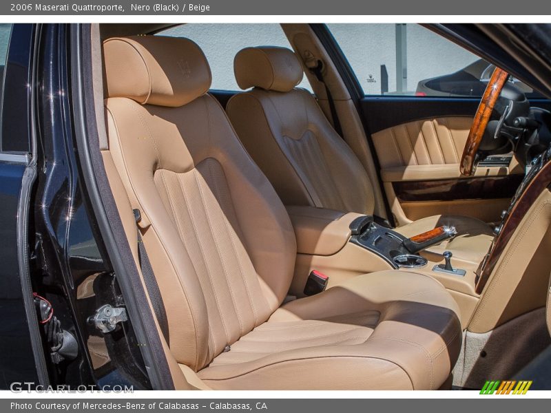 Nero (Black) / Beige 2006 Maserati Quattroporte