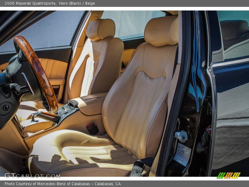Nero (Black) / Beige 2006 Maserati Quattroporte