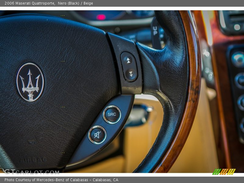 Nero (Black) / Beige 2006 Maserati Quattroporte