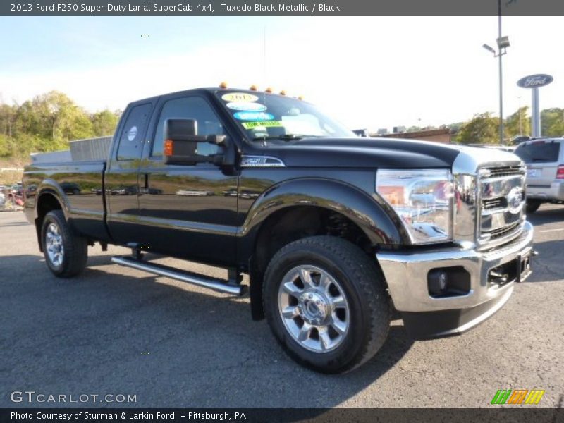 Tuxedo Black Metallic / Black 2013 Ford F250 Super Duty Lariat SuperCab 4x4