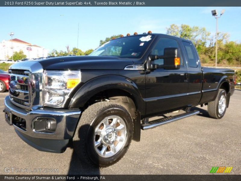 Tuxedo Black Metallic / Black 2013 Ford F250 Super Duty Lariat SuperCab 4x4