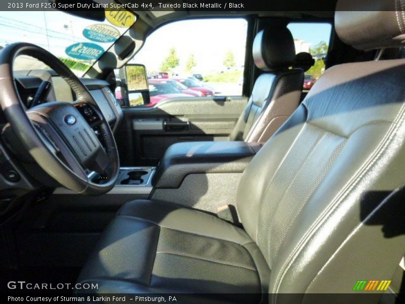 Tuxedo Black Metallic / Black 2013 Ford F250 Super Duty Lariat SuperCab 4x4