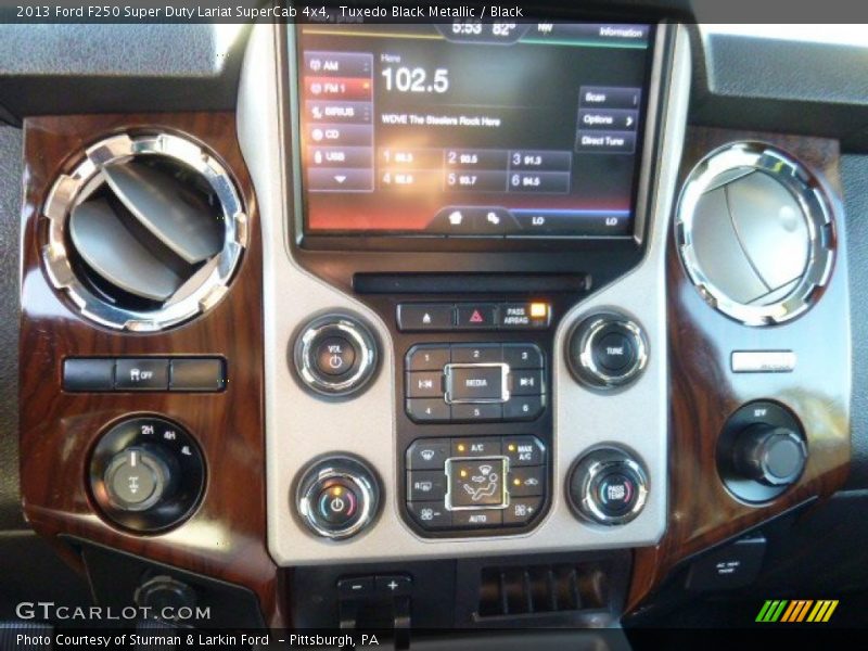 Tuxedo Black Metallic / Black 2013 Ford F250 Super Duty Lariat SuperCab 4x4