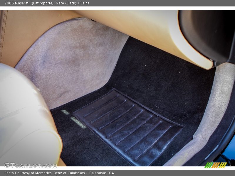 Nero (Black) / Beige 2006 Maserati Quattroporte
