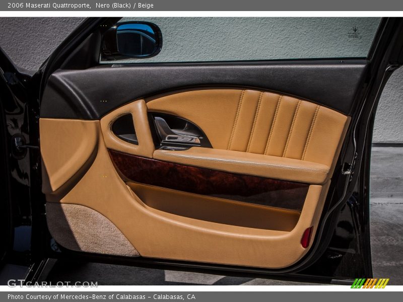Nero (Black) / Beige 2006 Maserati Quattroporte