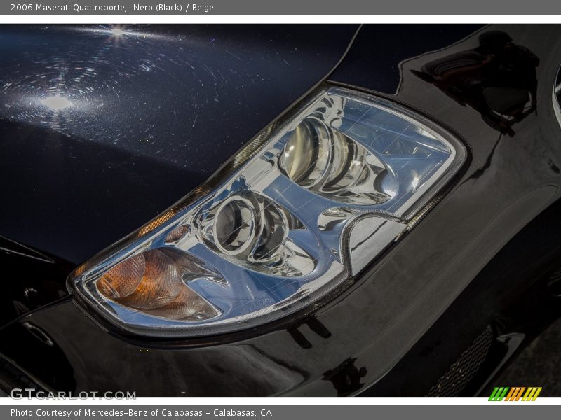 Nero (Black) / Beige 2006 Maserati Quattroporte