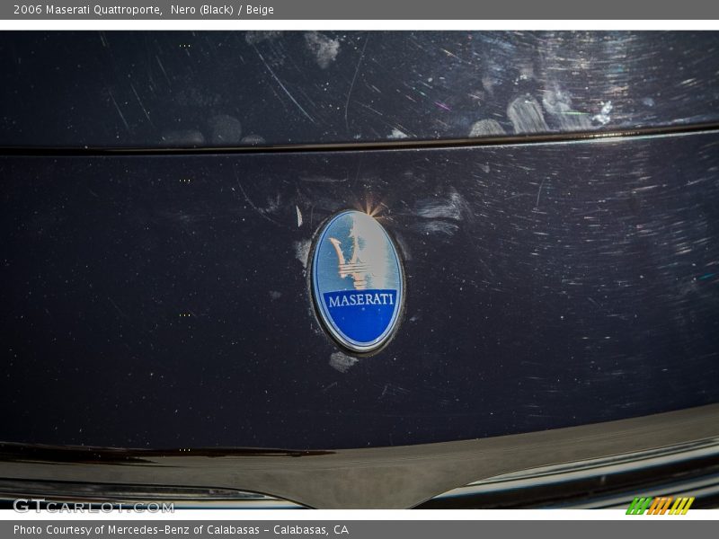 Nero (Black) / Beige 2006 Maserati Quattroporte