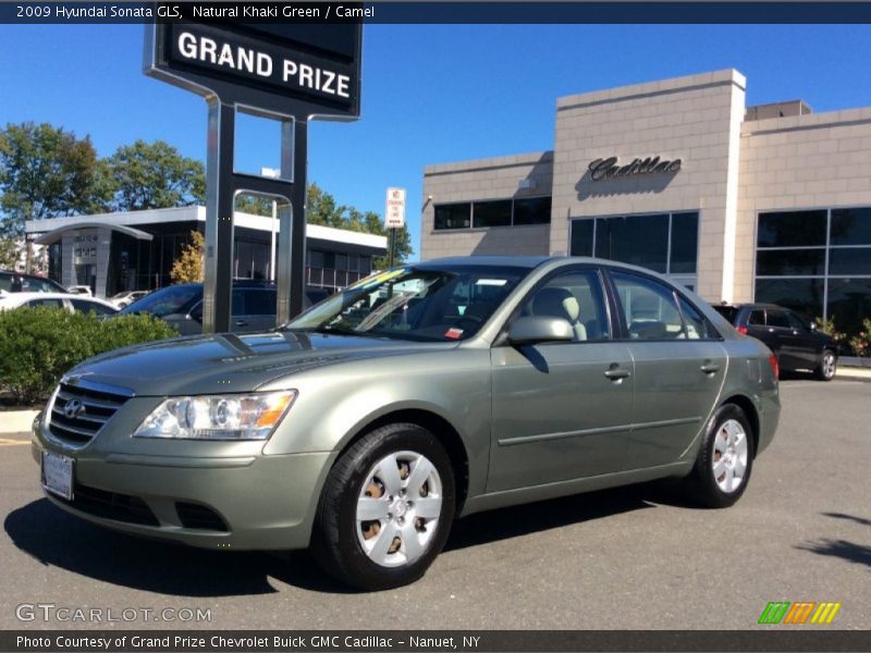 Natural Khaki Green / Camel 2009 Hyundai Sonata GLS