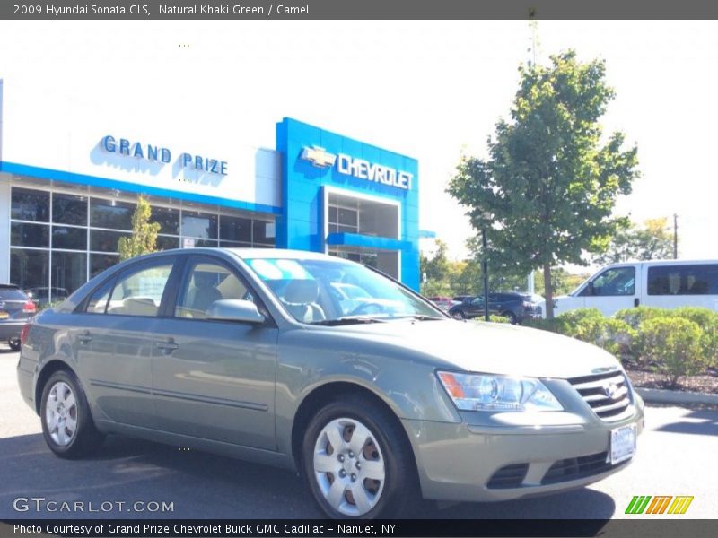 Natural Khaki Green / Camel 2009 Hyundai Sonata GLS