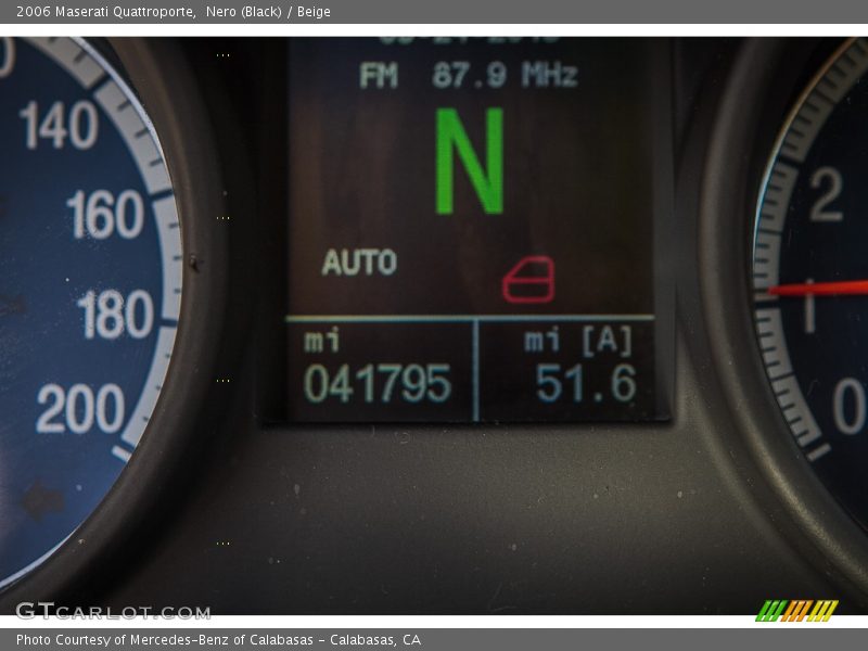 Nero (Black) / Beige 2006 Maserati Quattroporte