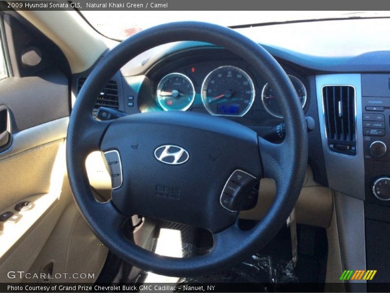 Natural Khaki Green / Camel 2009 Hyundai Sonata GLS