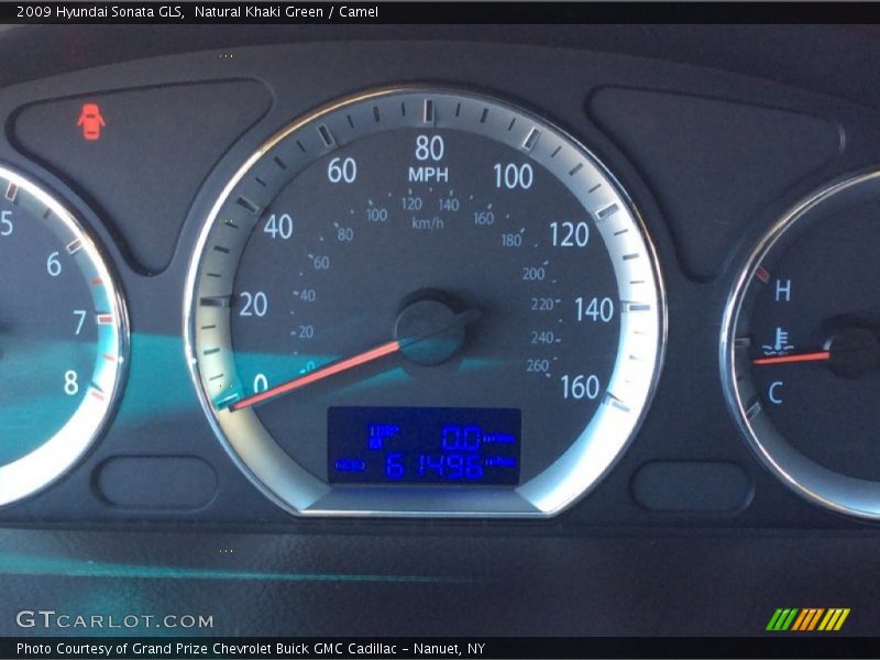 Natural Khaki Green / Camel 2009 Hyundai Sonata GLS