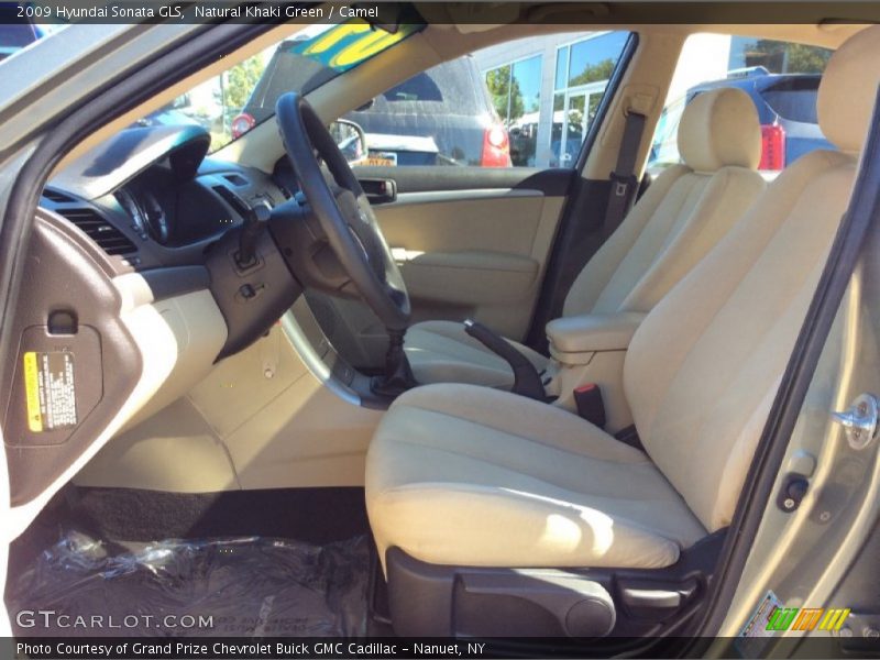 Natural Khaki Green / Camel 2009 Hyundai Sonata GLS