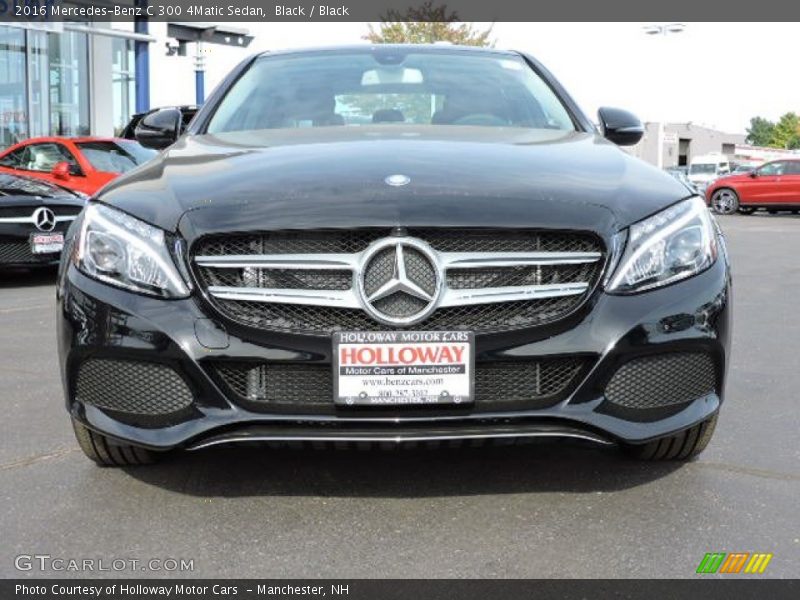 Black / Black 2016 Mercedes-Benz C 300 4Matic Sedan