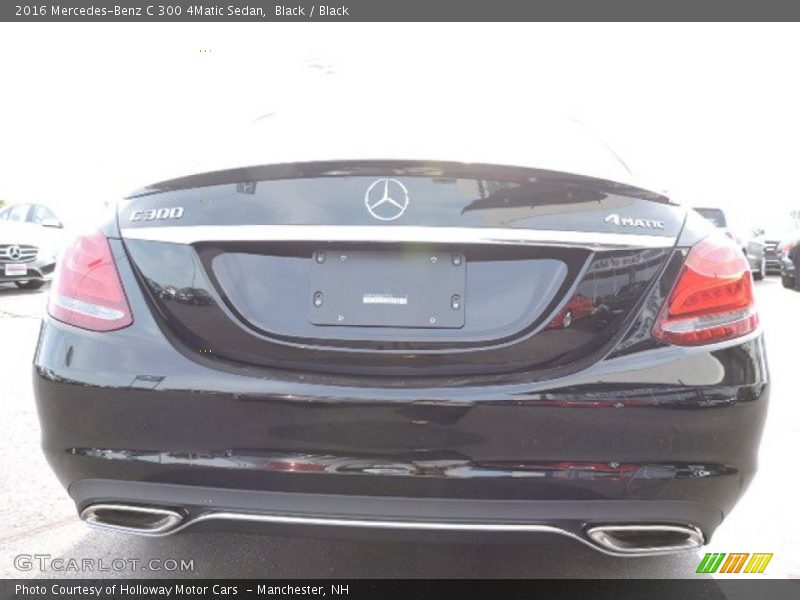Black / Black 2016 Mercedes-Benz C 300 4Matic Sedan