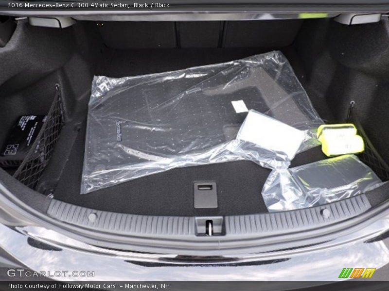 Black / Black 2016 Mercedes-Benz C 300 4Matic Sedan