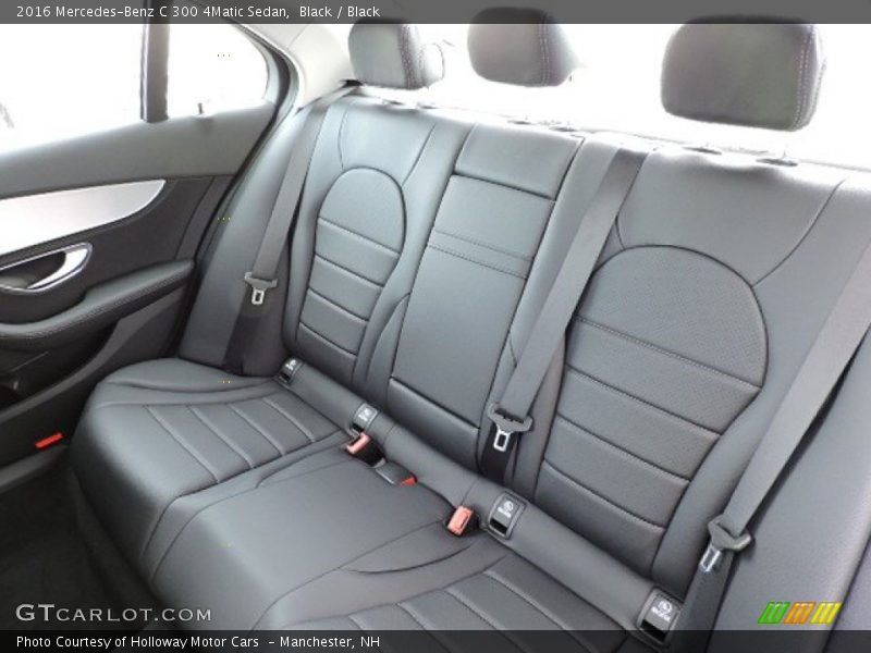 Black / Black 2016 Mercedes-Benz C 300 4Matic Sedan