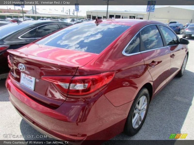 Venetian Red / Gray 2016 Hyundai Sonata SE