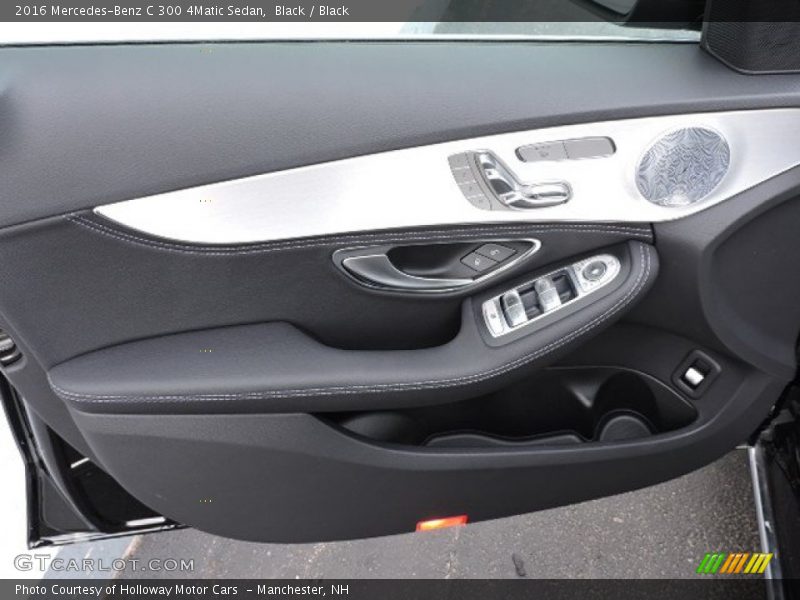 Black / Black 2016 Mercedes-Benz C 300 4Matic Sedan