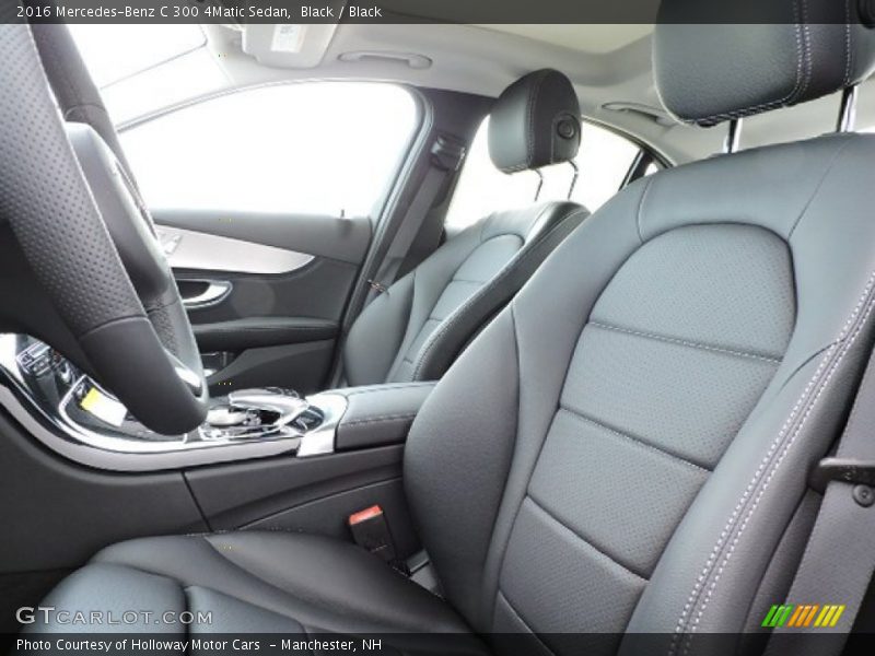 Black / Black 2016 Mercedes-Benz C 300 4Matic Sedan