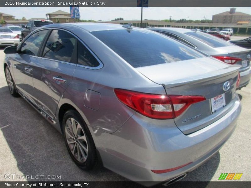 Shale Gray Metallic / Gray 2016 Hyundai Sonata Sport