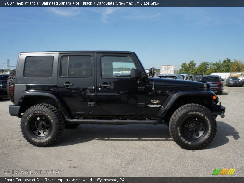 Black / Dark Slate Gray/Medium Slate Gray 2007 Jeep Wrangler Unlimited Sahara 4x4