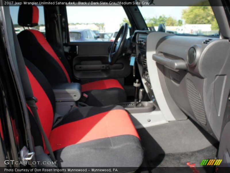Black / Dark Slate Gray/Medium Slate Gray 2007 Jeep Wrangler Unlimited Sahara 4x4