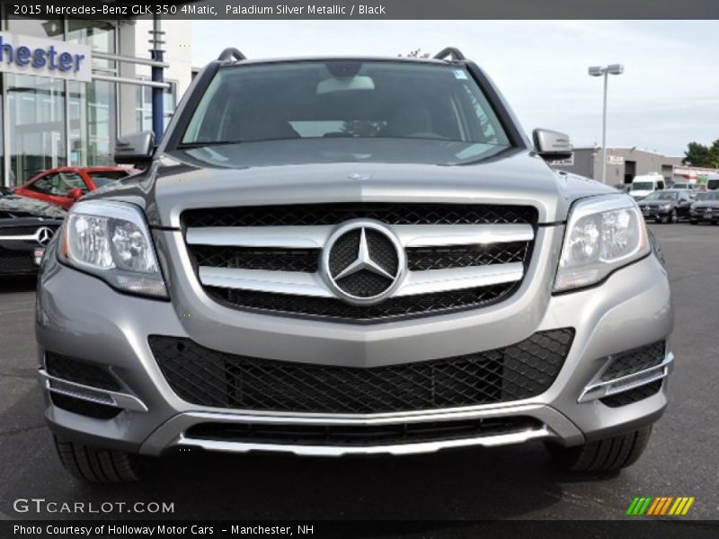 Paladium Silver Metallic / Black 2015 Mercedes-Benz GLK 350 4Matic