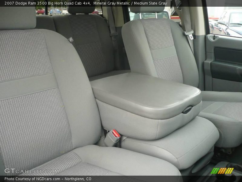 Mineral Gray Metallic / Medium Slate Gray 2007 Dodge Ram 3500 Big Horn Quad Cab 4x4