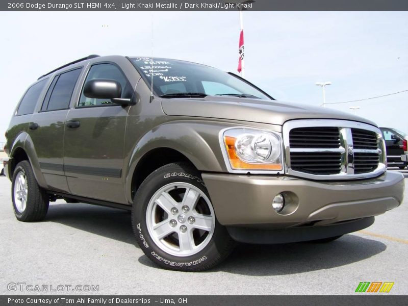 Light Khaki Metallic / Dark Khaki/Light Khaki 2006 Dodge Durango SLT HEMI 4x4