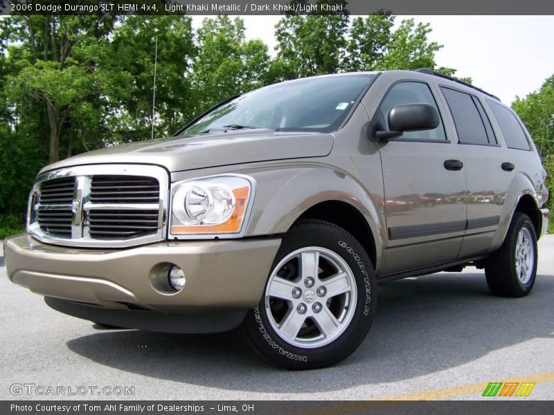Light Khaki Metallic / Dark Khaki/Light Khaki 2006 Dodge Durango SLT HEMI 4x4