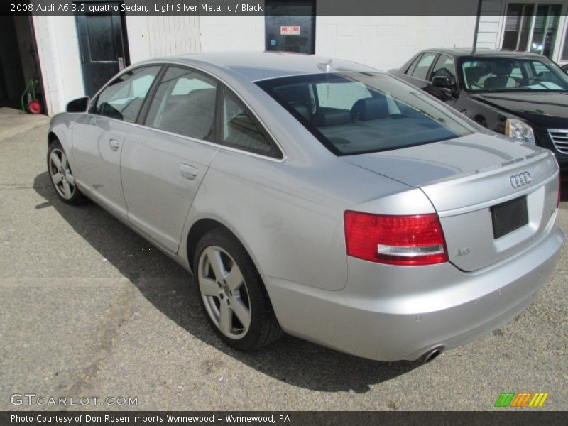 Light Silver Metallic / Black 2008 Audi A6 3.2 quattro Sedan