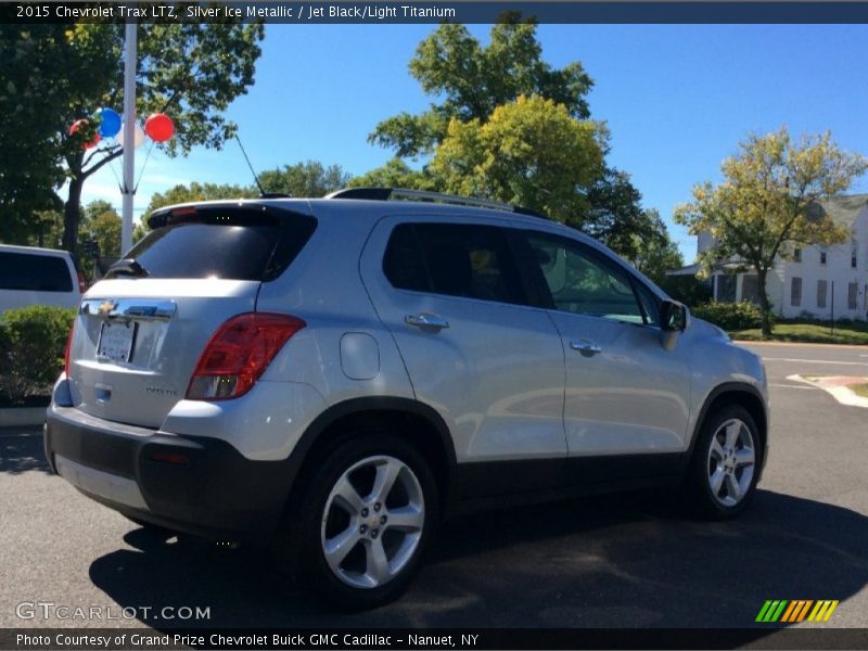 Silver Ice Metallic / Jet Black/Light Titanium 2015 Chevrolet Trax LTZ