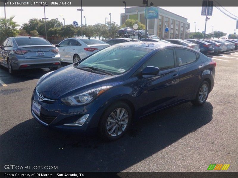 Blue / Beige 2016 Hyundai Elantra SE