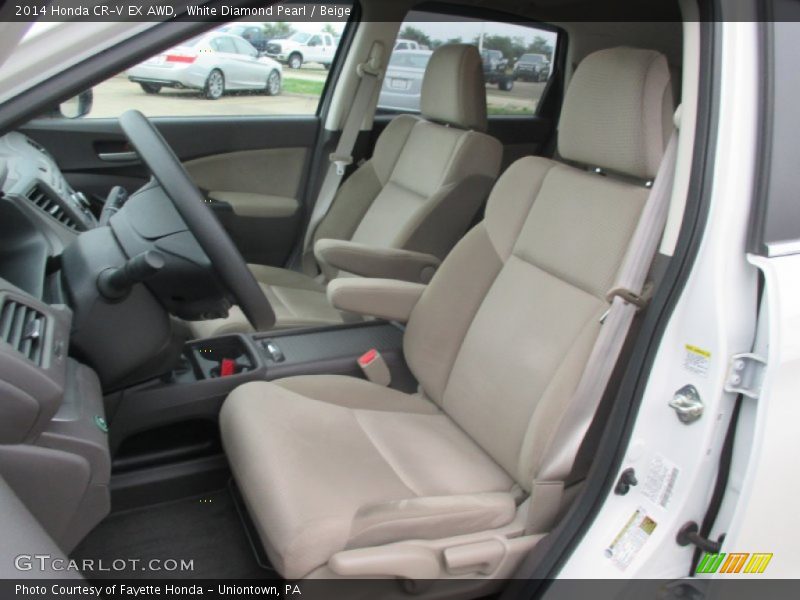 2014 CR-V EX AWD Beige Interior