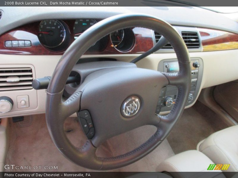 Dark Mocha Metallic / Cocoa/Cashmere 2008 Buick Lucerne CXL