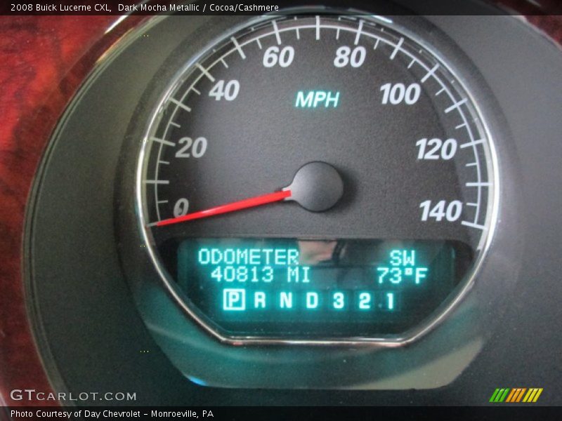 Dark Mocha Metallic / Cocoa/Cashmere 2008 Buick Lucerne CXL