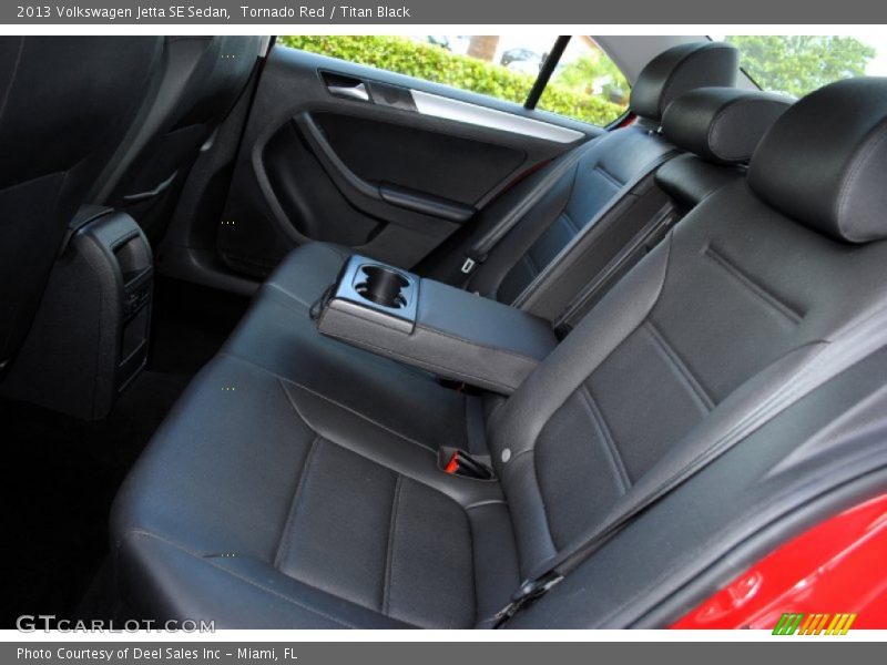 Rear Seat of 2013 Jetta SE Sedan