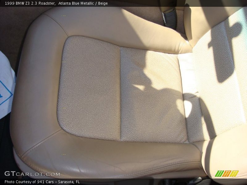 Atlanta Blue Metallic / Beige 1999 BMW Z3 2.3 Roadster