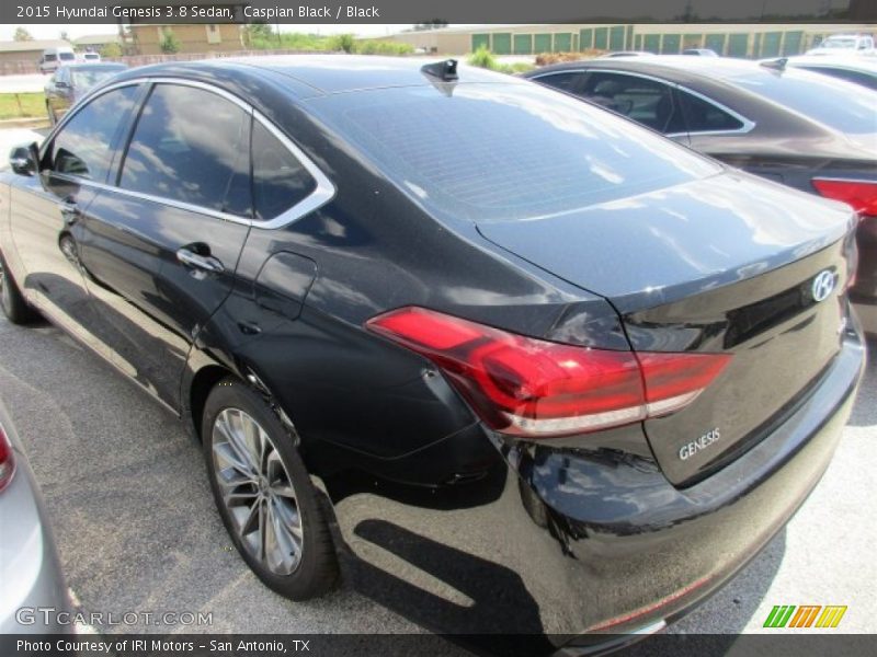 Caspian Black / Black 2015 Hyundai Genesis 3.8 Sedan