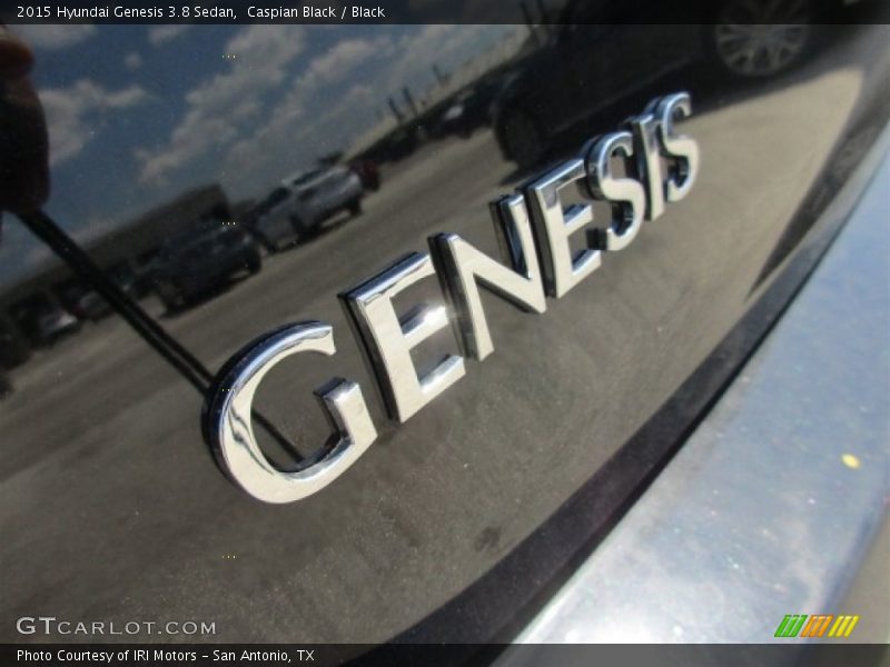 Caspian Black / Black 2015 Hyundai Genesis 3.8 Sedan