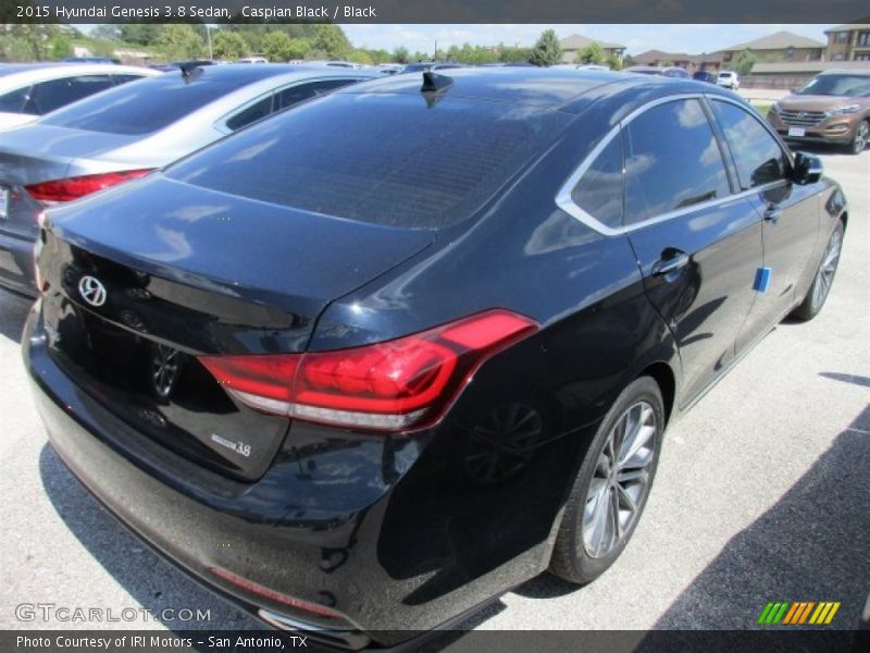 Caspian Black / Black 2015 Hyundai Genesis 3.8 Sedan