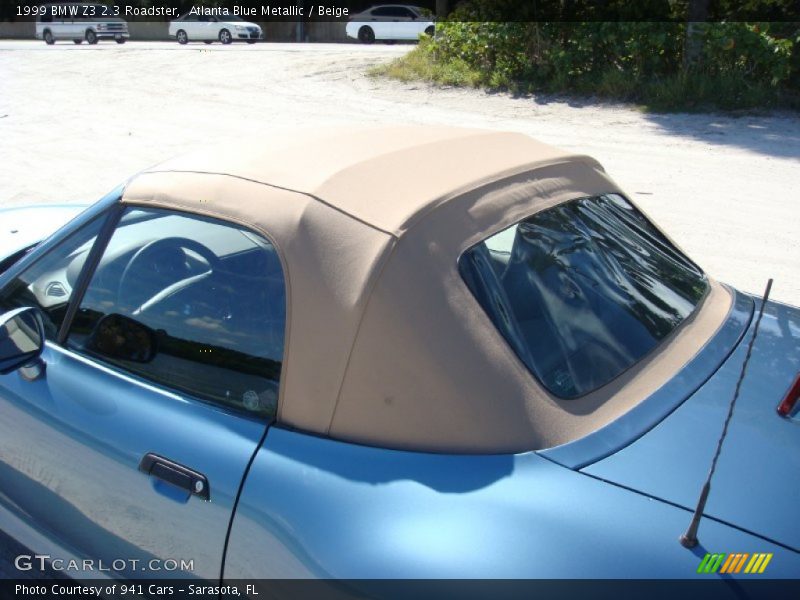 Atlanta Blue Metallic / Beige 1999 BMW Z3 2.3 Roadster