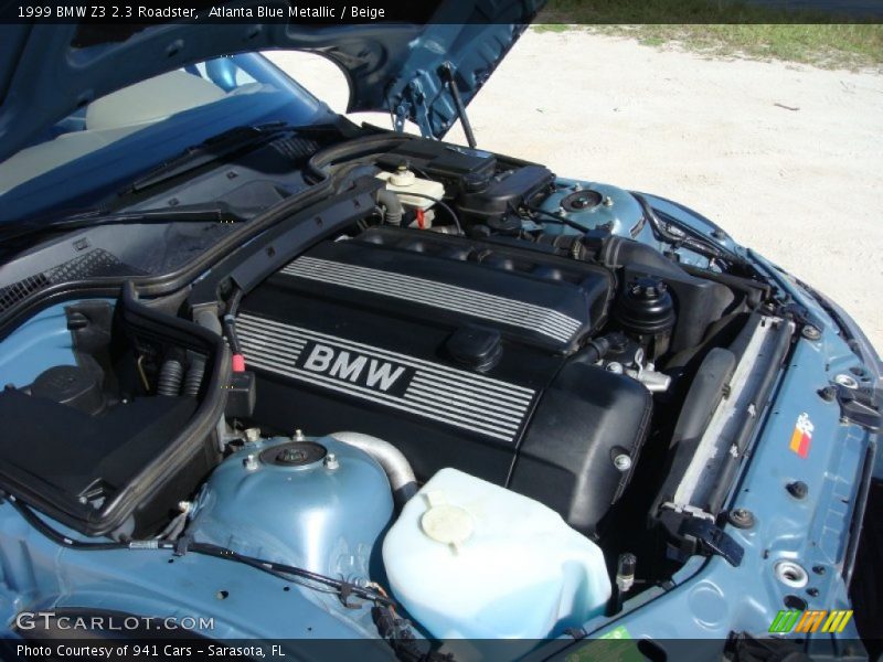 Atlanta Blue Metallic / Beige 1999 BMW Z3 2.3 Roadster