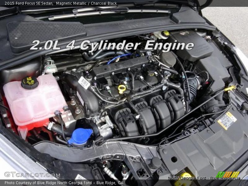 Magnetic Metallic / Charcoal Black 2015 Ford Focus SE Sedan