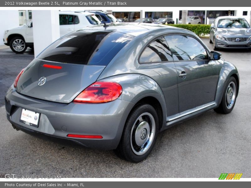Platinum Gray Metallic / Titan Black 2012 Volkswagen Beetle 2.5L