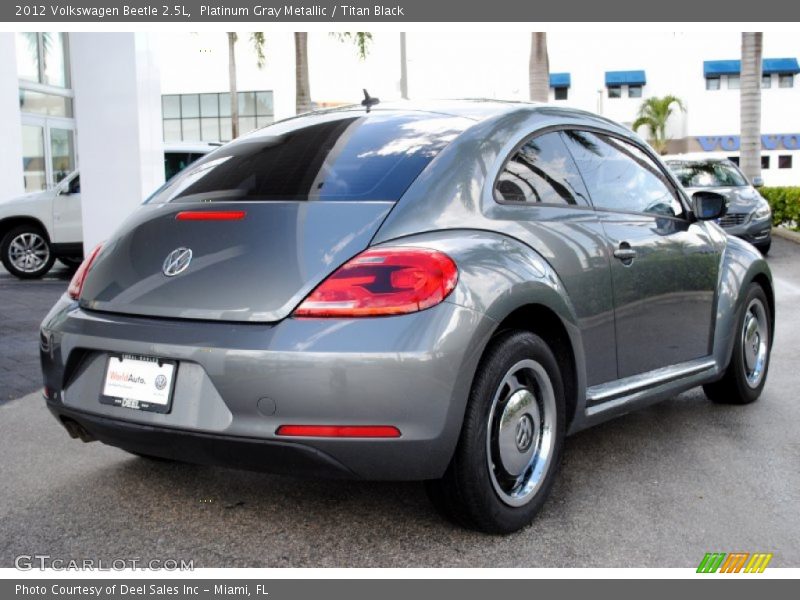 Platinum Gray Metallic / Titan Black 2012 Volkswagen Beetle 2.5L