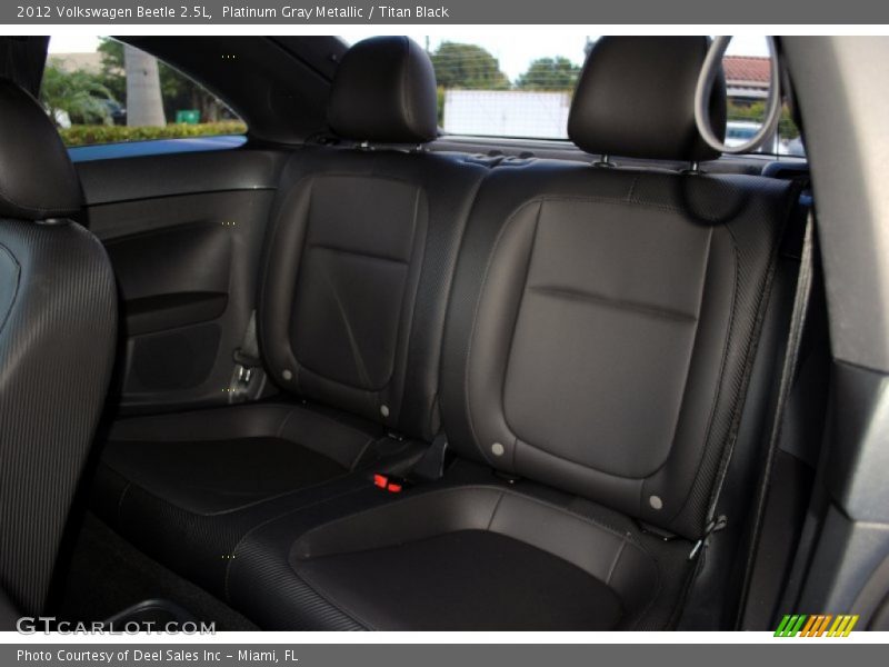 Rear Seat of 2012 Beetle 2.5L