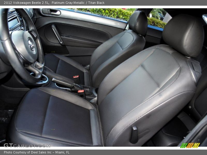Platinum Gray Metallic / Titan Black 2012 Volkswagen Beetle 2.5L