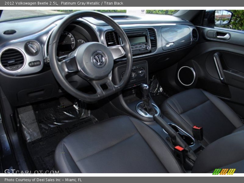  2012 Beetle 2.5L Titan Black Interior